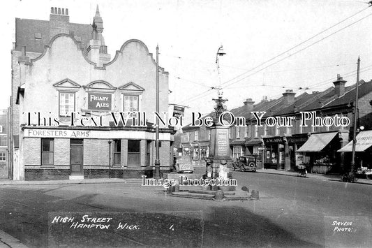 MI 586 - The Foresters Arms Pub, High Street, Wick, Middlesex