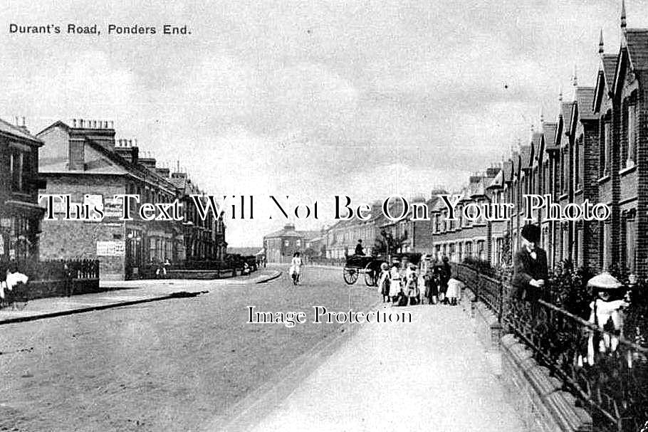 MI 60 - Durants Road, Ponders End, Enfield, Middlesex c1906