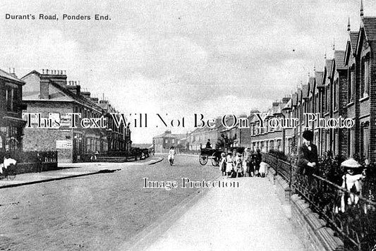 MI 60 - Durants Road, Ponders End, Enfield, Middlesex c1906