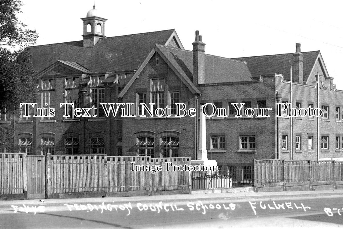 MI 602 - Teddington Council Schools & War Memorial, Fulwell, Middlesex