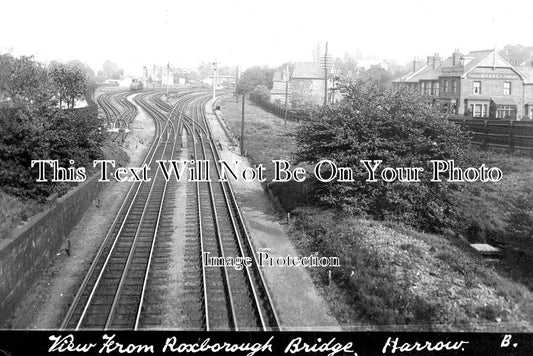 MI 616 - View From Roxborough Bridge, Harrow, Middlesex