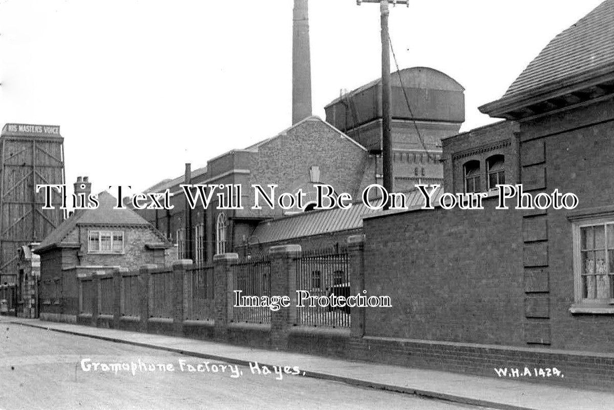 MI 647 - Gramaphone Factory, Hayes, Middlesex c1917