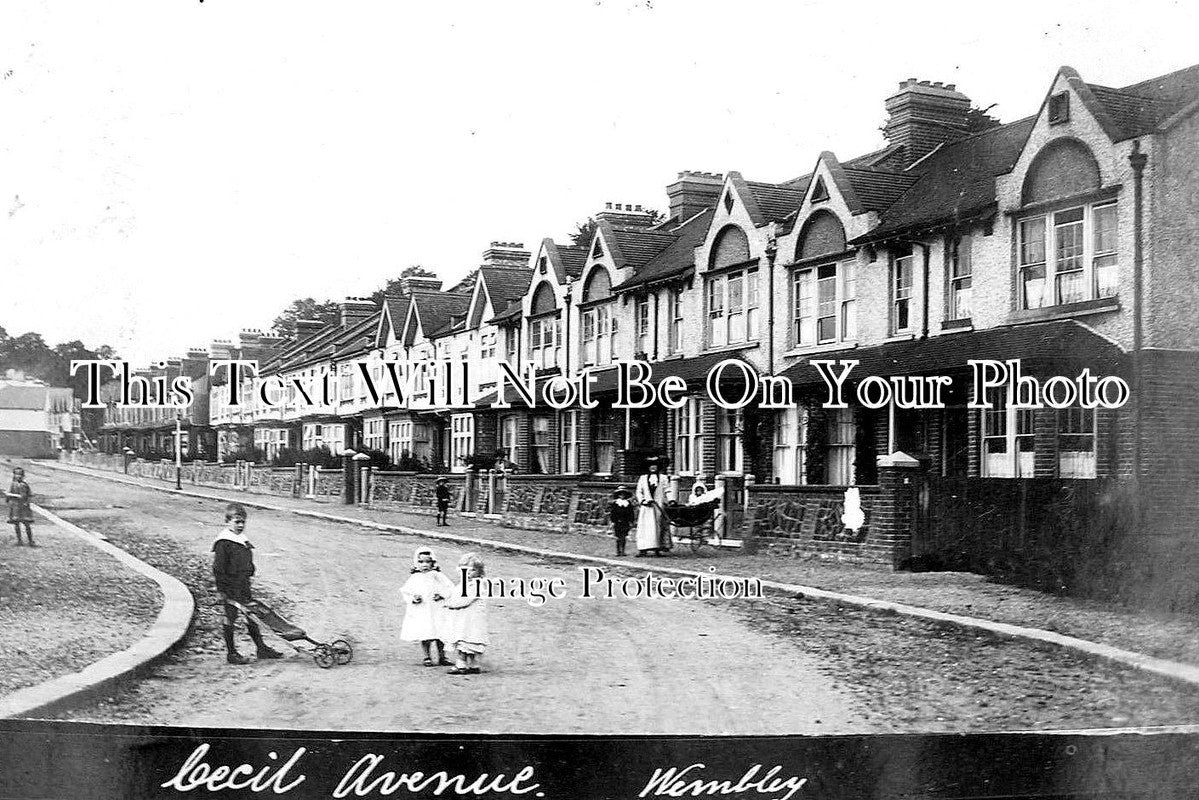 MI 668 - Cecil Avenue Road, Wembley, Middlesex c1912