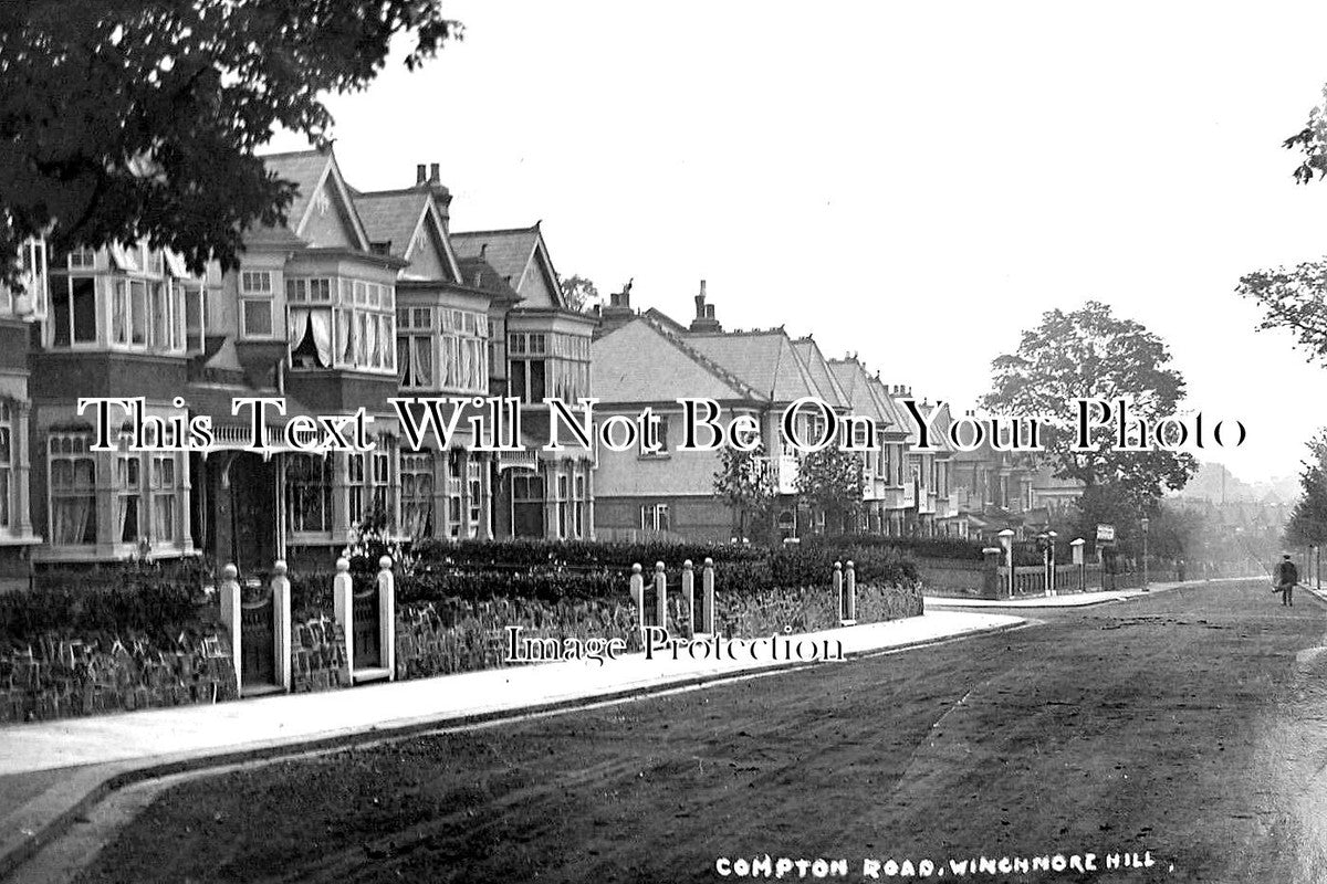 MI 712 - Compton Road, Winchmore  Hill, Middlesex c1911