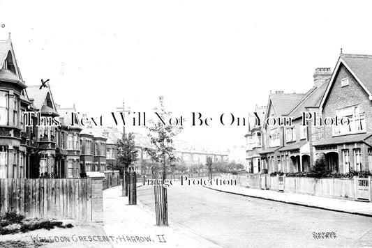 MI 769 - Welldon Crescent, Harrow, Middlesex c1907