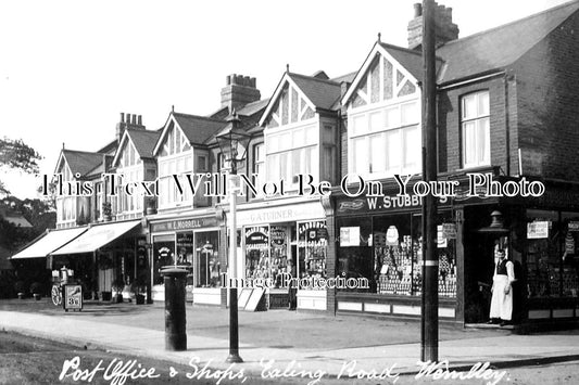 MI 789 - Post Office & Shops, Ealing Road, Wembley, Middlesex