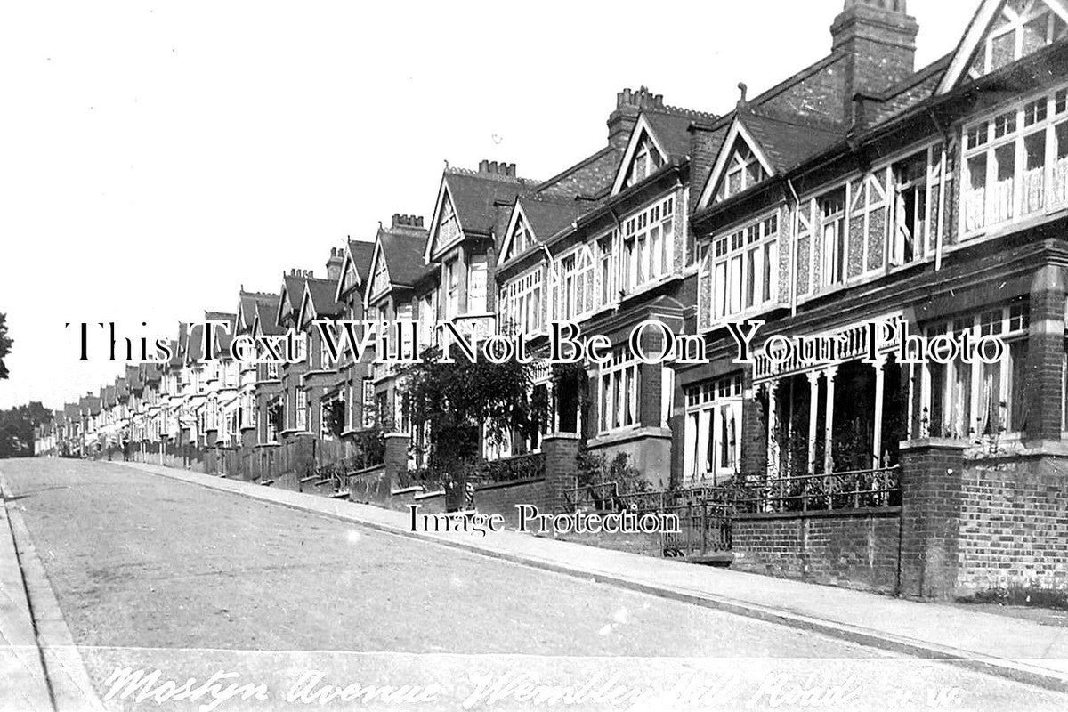 MI 802 - Mostyn Avenue, Wembley Hill Road, Wembley, Middlesex c1913