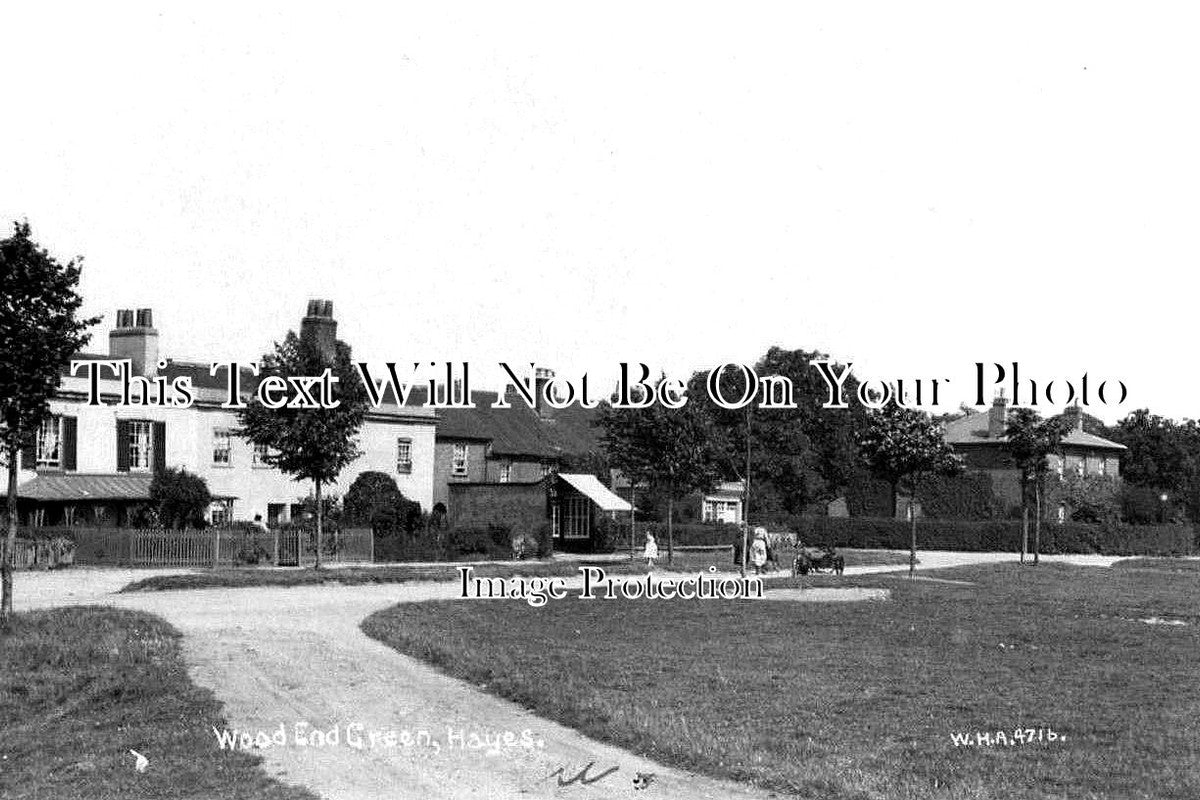 MI 832 - Wood End Green, Hayes, Middlesex c1921