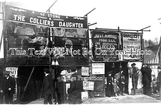 MI 835 - Fairground At Stony Stratford, Buckinghamshire c1911