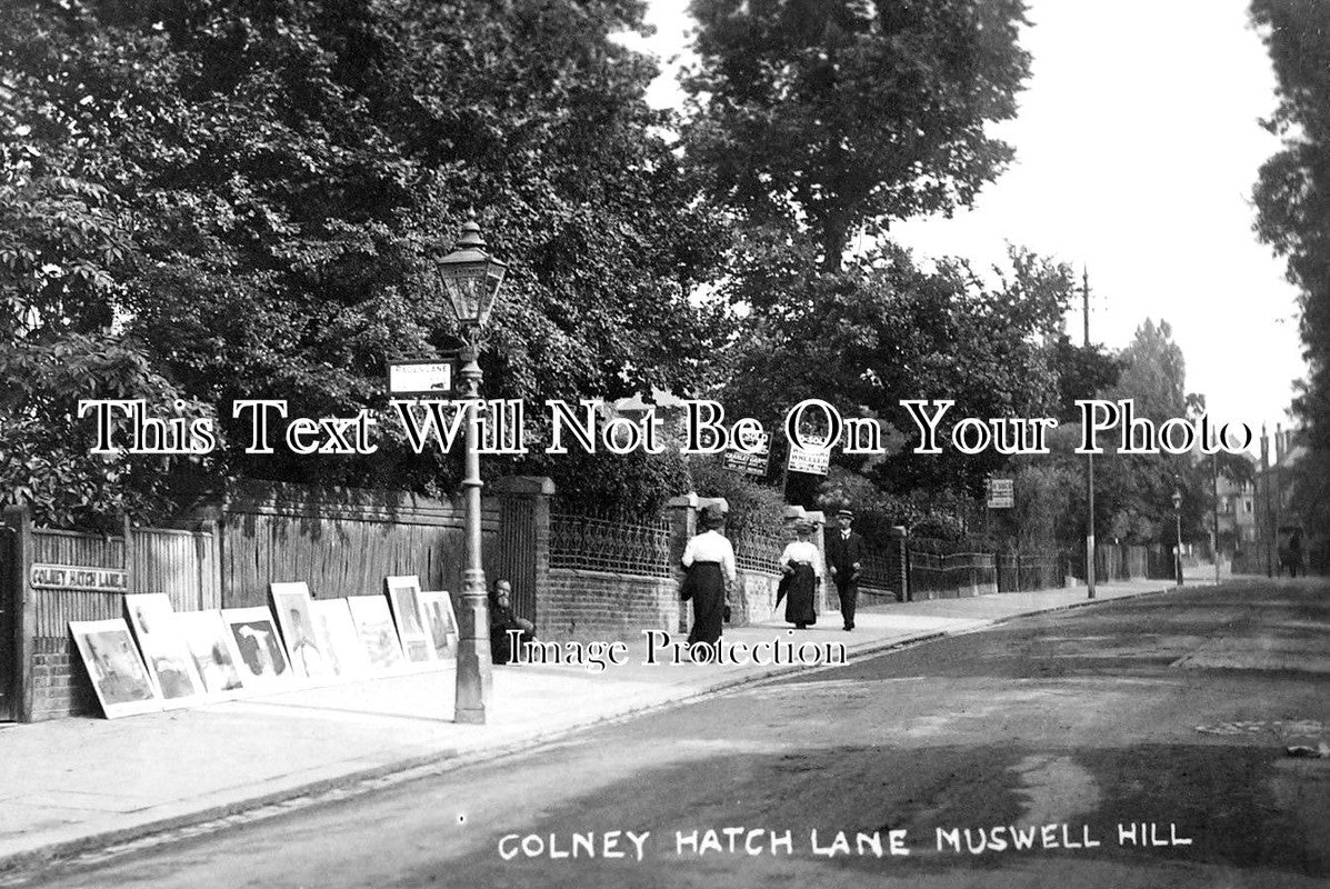 MI 836 - Colney Hatch Lane, Muswell Hill, Middlesex c1916