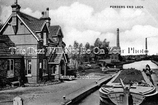 MI 86 - Ponders End Lock, Enfield, Middlesex c1904