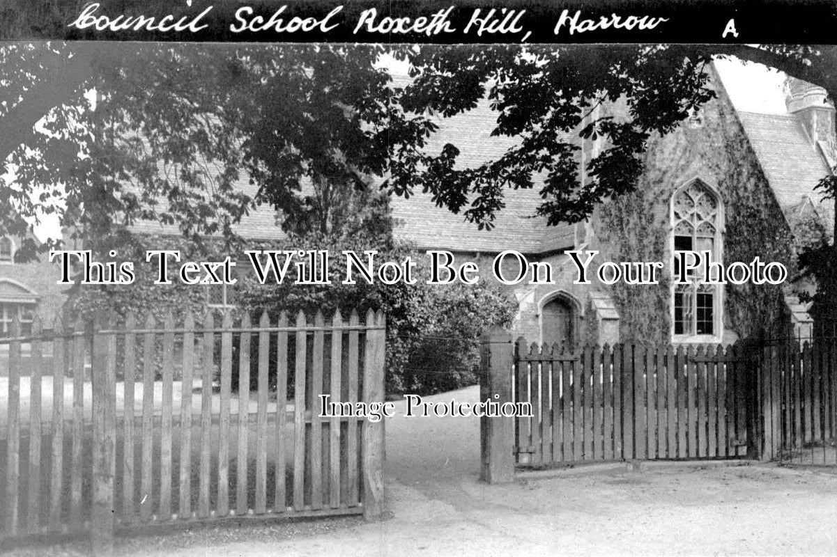 MI 933 - Roxeth Hill Council School, Harrow, Middlesex