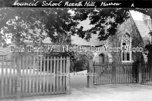 MI 933 - Roxeth Hill Council School, Harrow, Middlesex