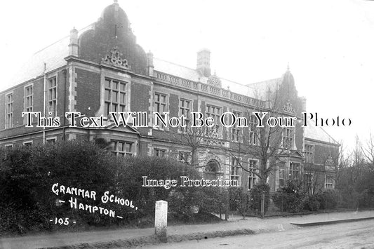 MI 938 - The Grammar School, Hampton, Middlesex