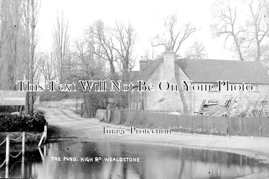 MI 951 - The Pond, High Road, Wealdstone, Middlesex c1906