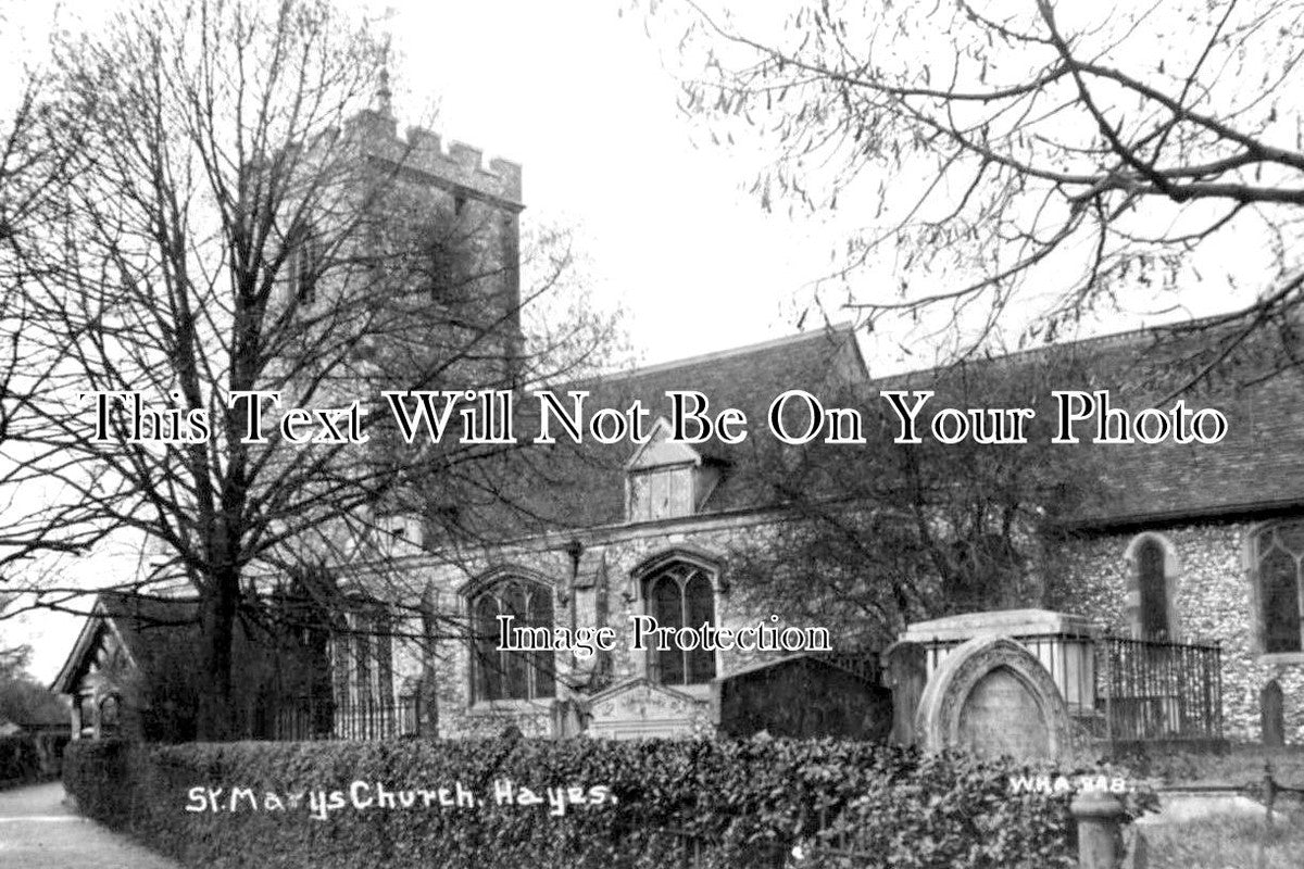 MI 955 - St Marys Church, Hayes, Middlesex