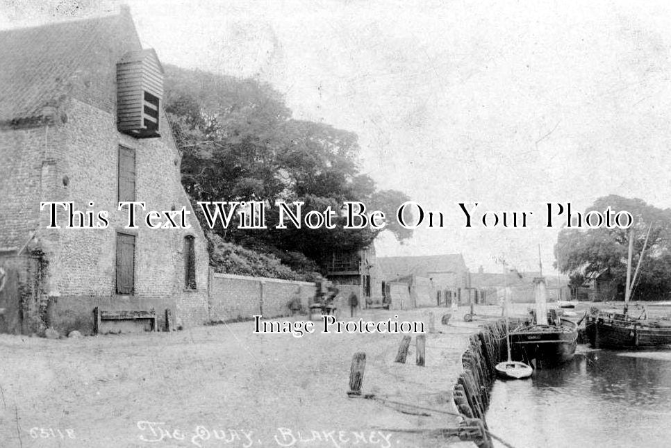 NF 1005 - Blakeney Quay, Norfolk c1904