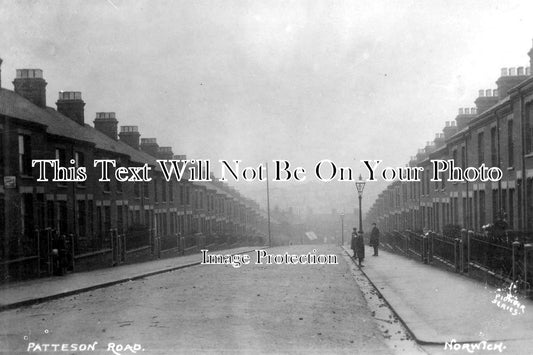 NF 1009 - Patteston Road, Norwich, Norfolk c1915