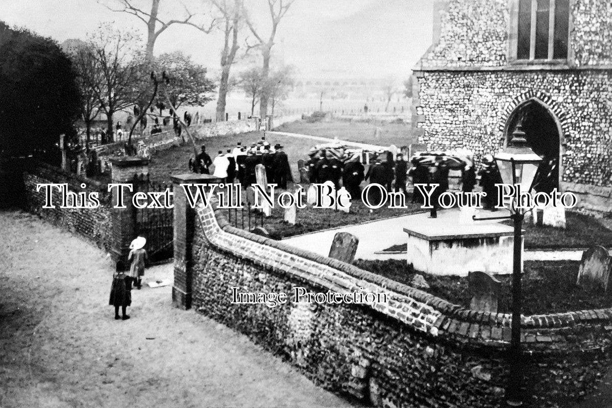 NF 1042 - Funeral Of Sailors From SS Heathfield, Wells, Norfolk 1910