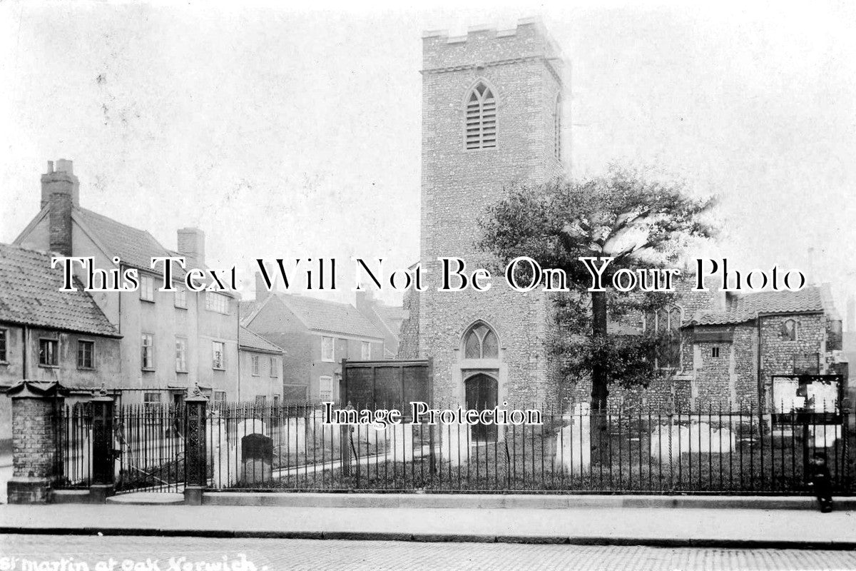 NF 1060 - St Martin At Oak Church, Norwich, Norfolk c1909