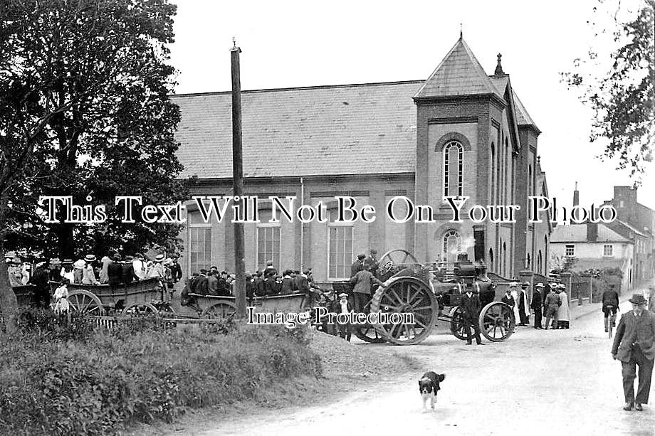 NF 1089 - Steam Traction Engine, High Street, Stalham, Norfolk c1911