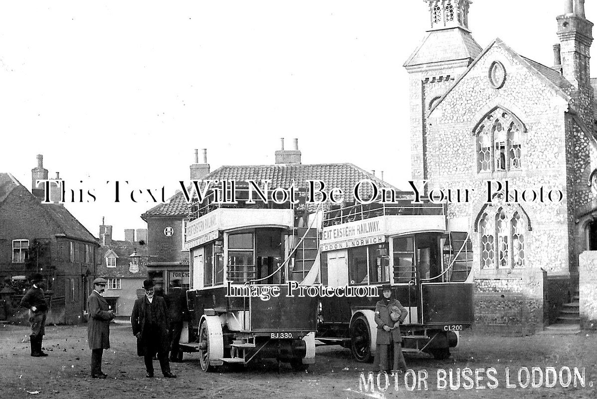 NF 1091 - Motor Buses, Loddon, Norfolk