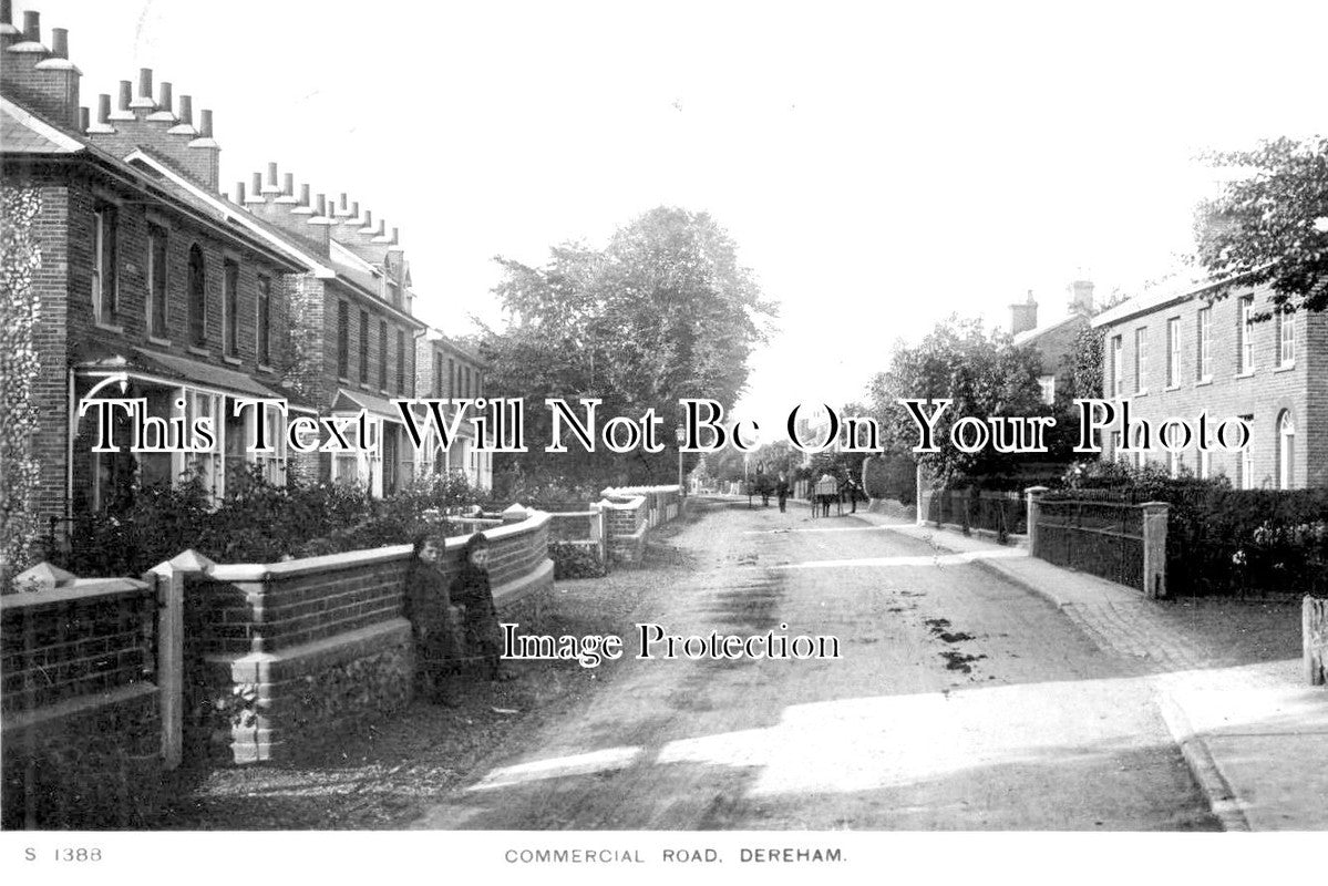 NF 1118 - Commercial Road, Dereham, Norfolk c1908