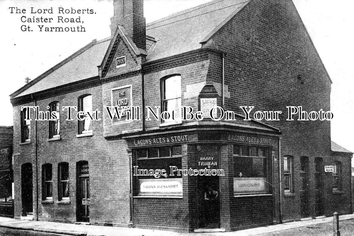 NF 1135 - The Lord Roberts Public House, Caister Road, Great Yarmouth, Norfolk c1919