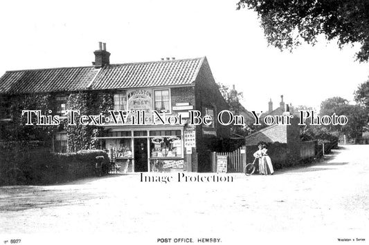 NF 1189 - The Post Office, Hemsby, Norfolk c1912