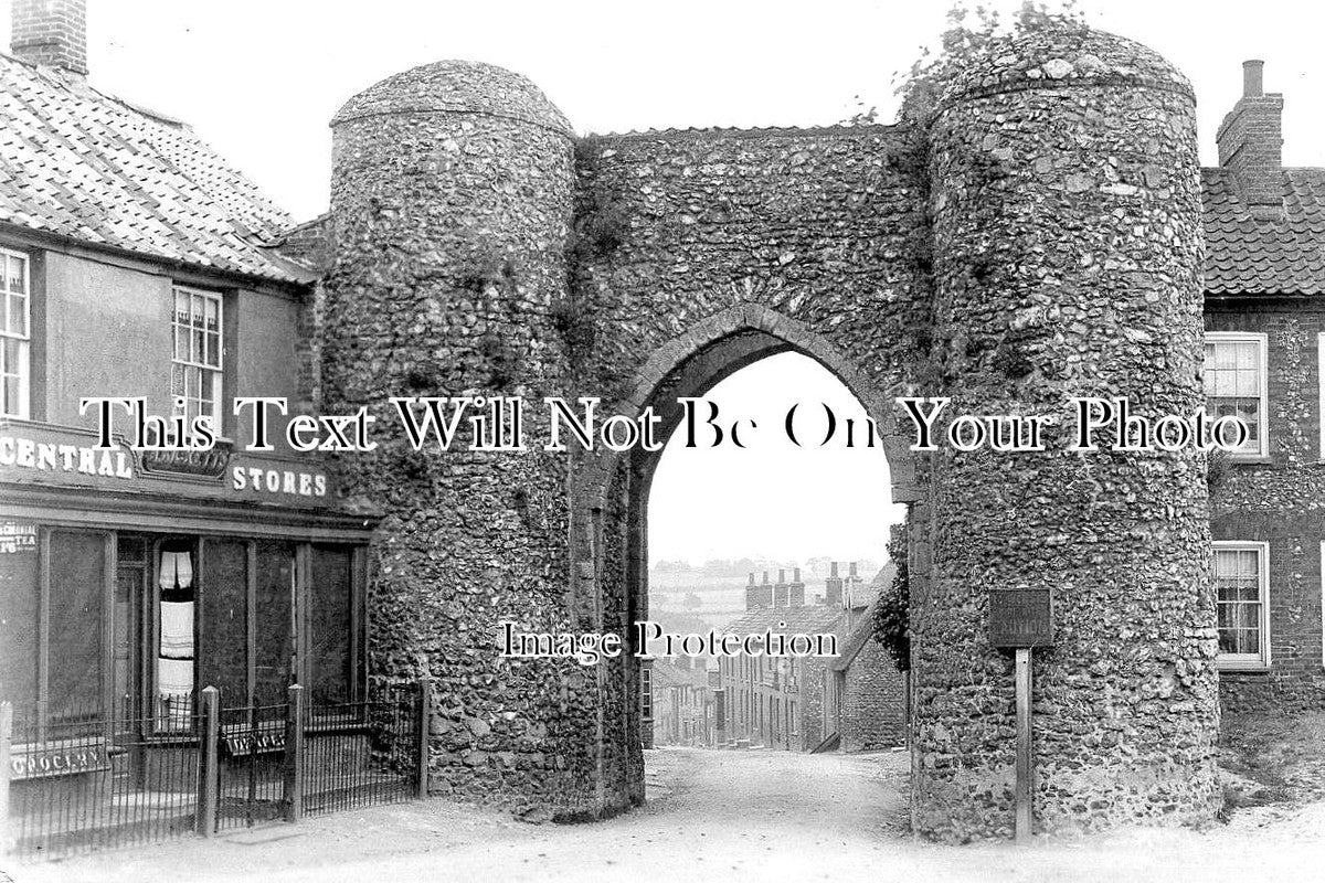 NF 1224 - Gateway Castle Acre, Norfolk c1927