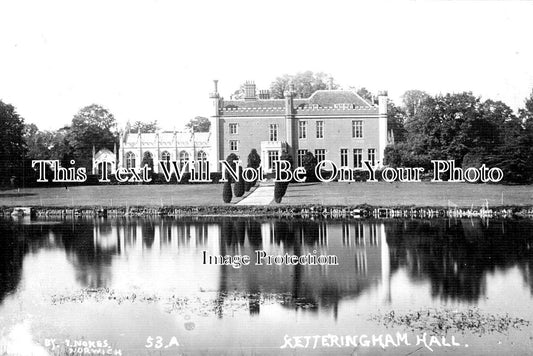 NF 1252 - Ketteringham Hall Near Norwich, Norfolk