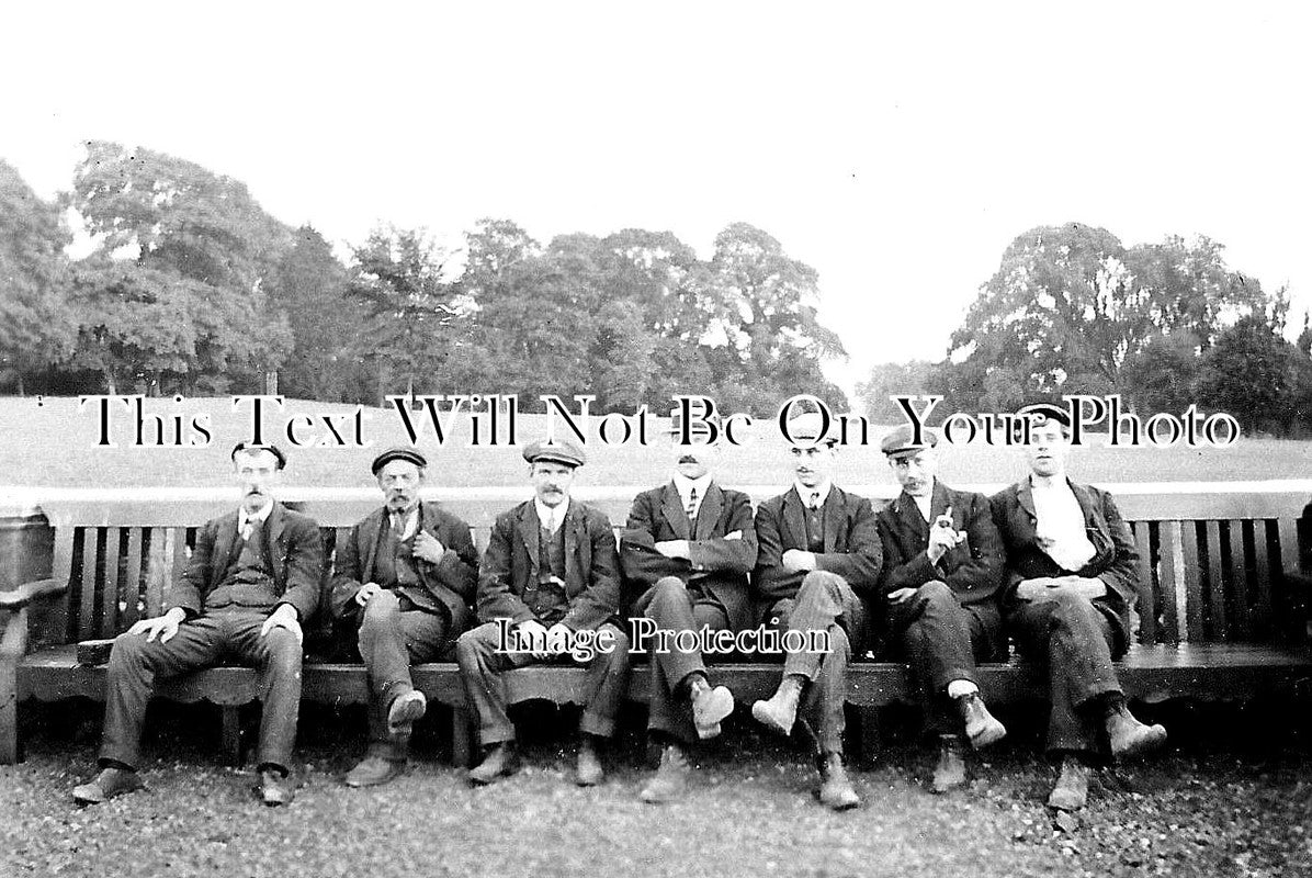 NF 1268 - Workmen, Heacham Hall, Norfolk c1911 – JB Archive