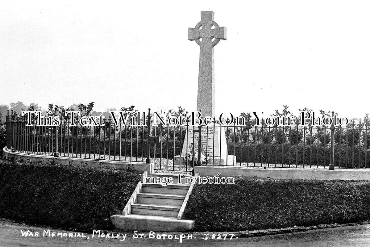 NF 1309 - Morley St Botolph War Memorial, Norfolk c1920