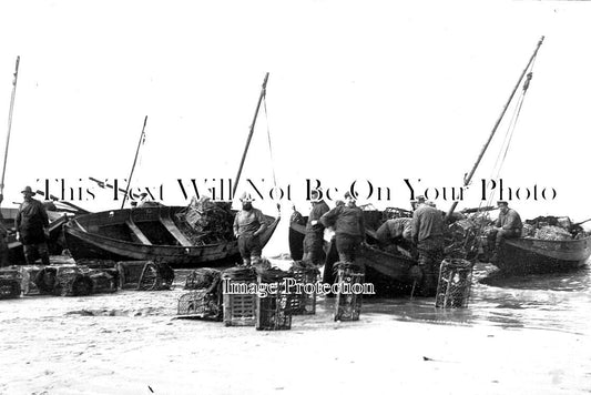 NF 1327 - Fishermen At Sheringham, Norfolk