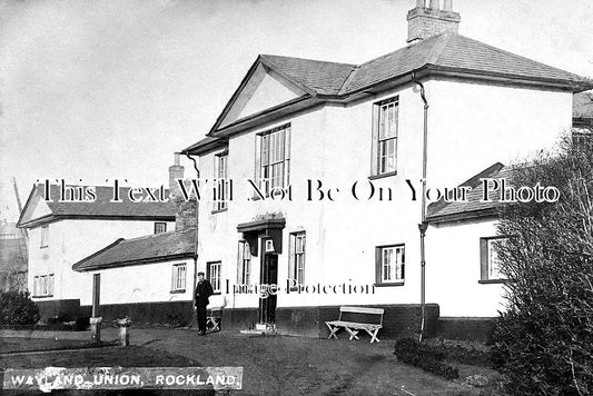 NF 1353 - Wayland Union Rockland Workhouse, Norfolk c1905