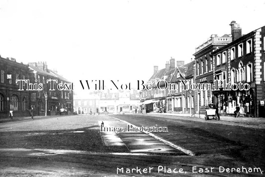 NF 1357 - Market Place, East Dereham, Norfolk c1909