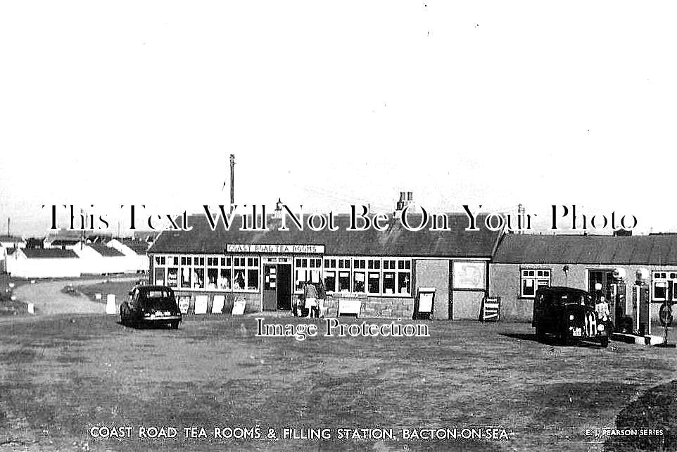 NF 1377 - Coast Road Tea Rooms & Filling Station, Bacton On Sea, Norfolk