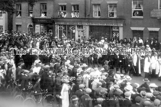 NF 1382 - Attleborough Street Parade, Norfolk June 1920