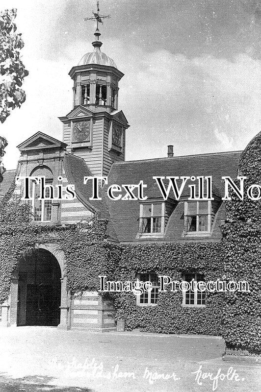 NF 1397 - The Stables, Garboldisham Manor, Norfolk c1920