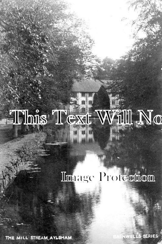 NF 1399 - The Mill Stream, Aylsham, Norfolk