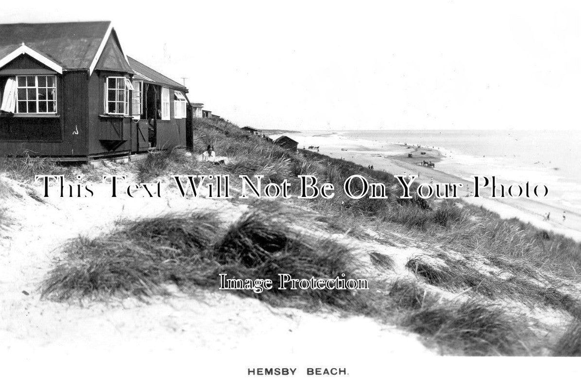 NF 1423 - Hemsby Beach, Norfolk c1934