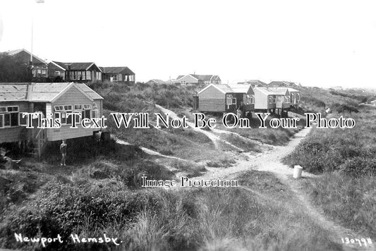 NF 1441 - Chalets Newport, Hemsby, Norfolk c1930