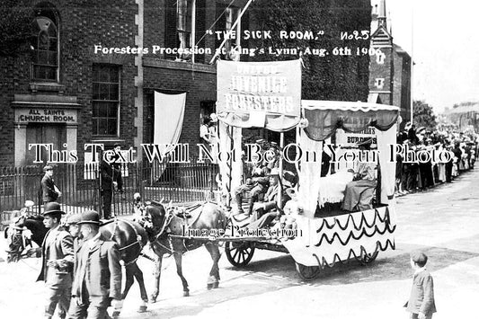 NF 1459 - Kings Lynn Foresters Procession, Norfolk c1906