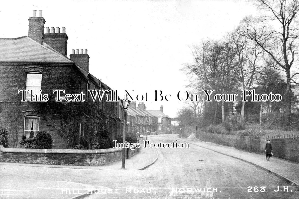 NF 1467 - Hill House Road, Thorpe Hamlet, Norwich, Norfolk c1913