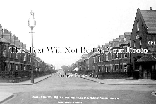 NF 1473 - Salisbury Road, Great Yarmouth, Norfolk c1920