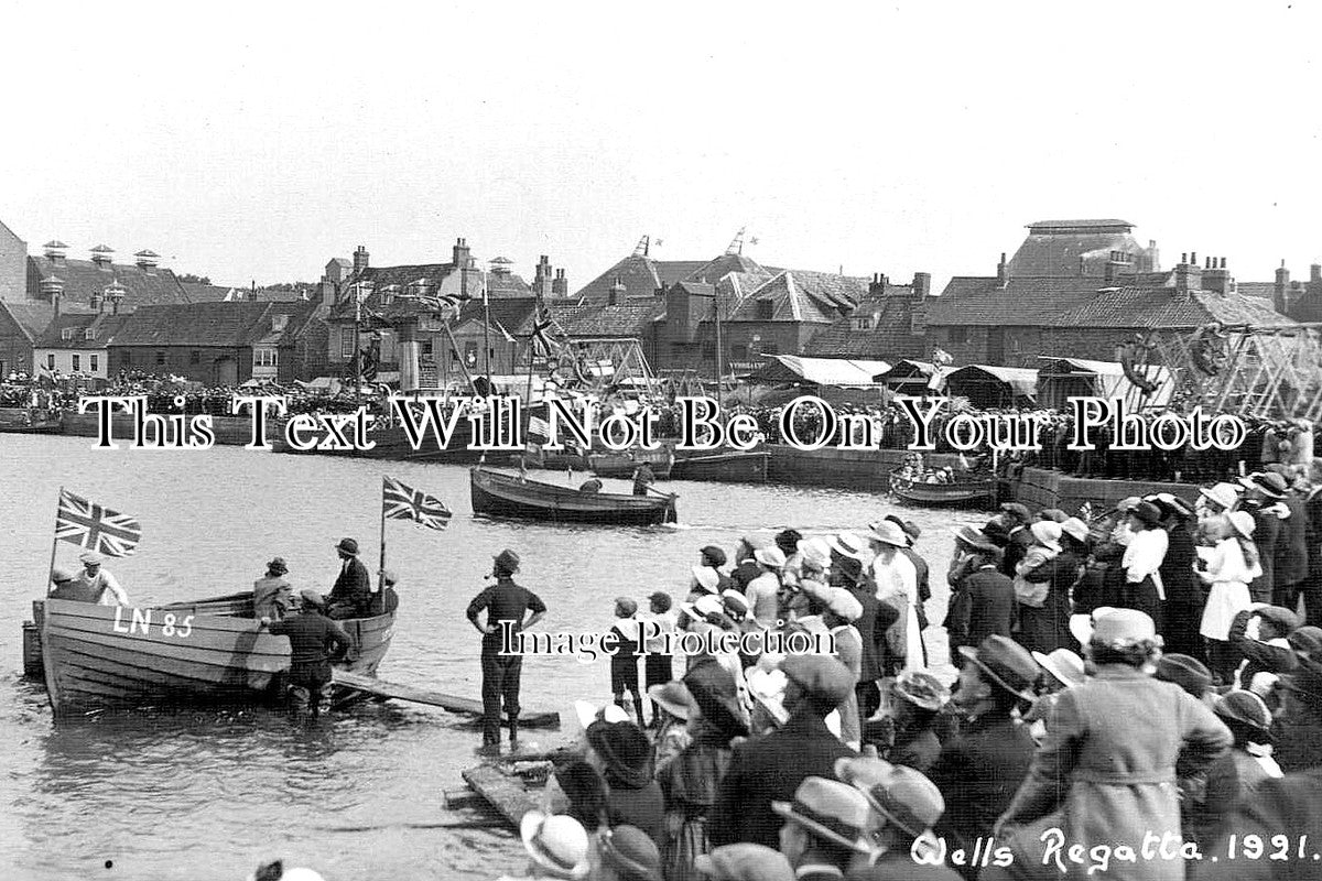 NF 1490 - Wells Regatta, Norfolk 1921