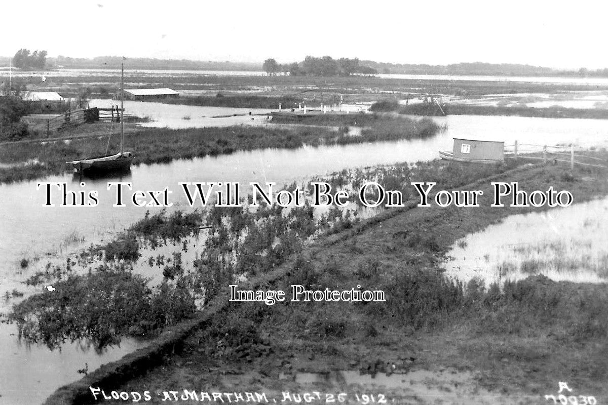 NF 1544 - The Floods, Martham, Norfolk c1912