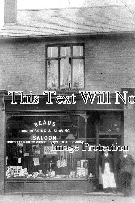 NF 1559 - Hairdressers Shopfront, Kings Lynn, Norfolk