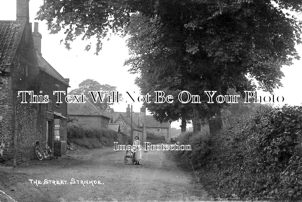 NF 1612 - The Street, Stanhoe, Norfolk c1911