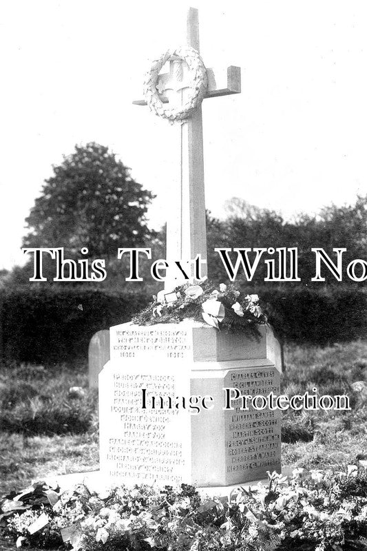 NF 1639 - Briston War Memorial, Norfolk